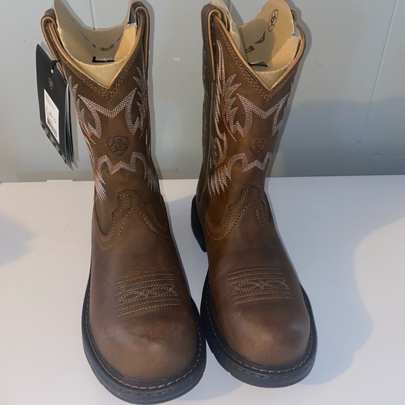 Ariat women’s Tracey pull-on composite toe dusted brown size 8 4LR - Picture 6 of 12